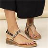 LUNAR WOMENS LOW WEDGE STRAP SANDAL - BEIGE